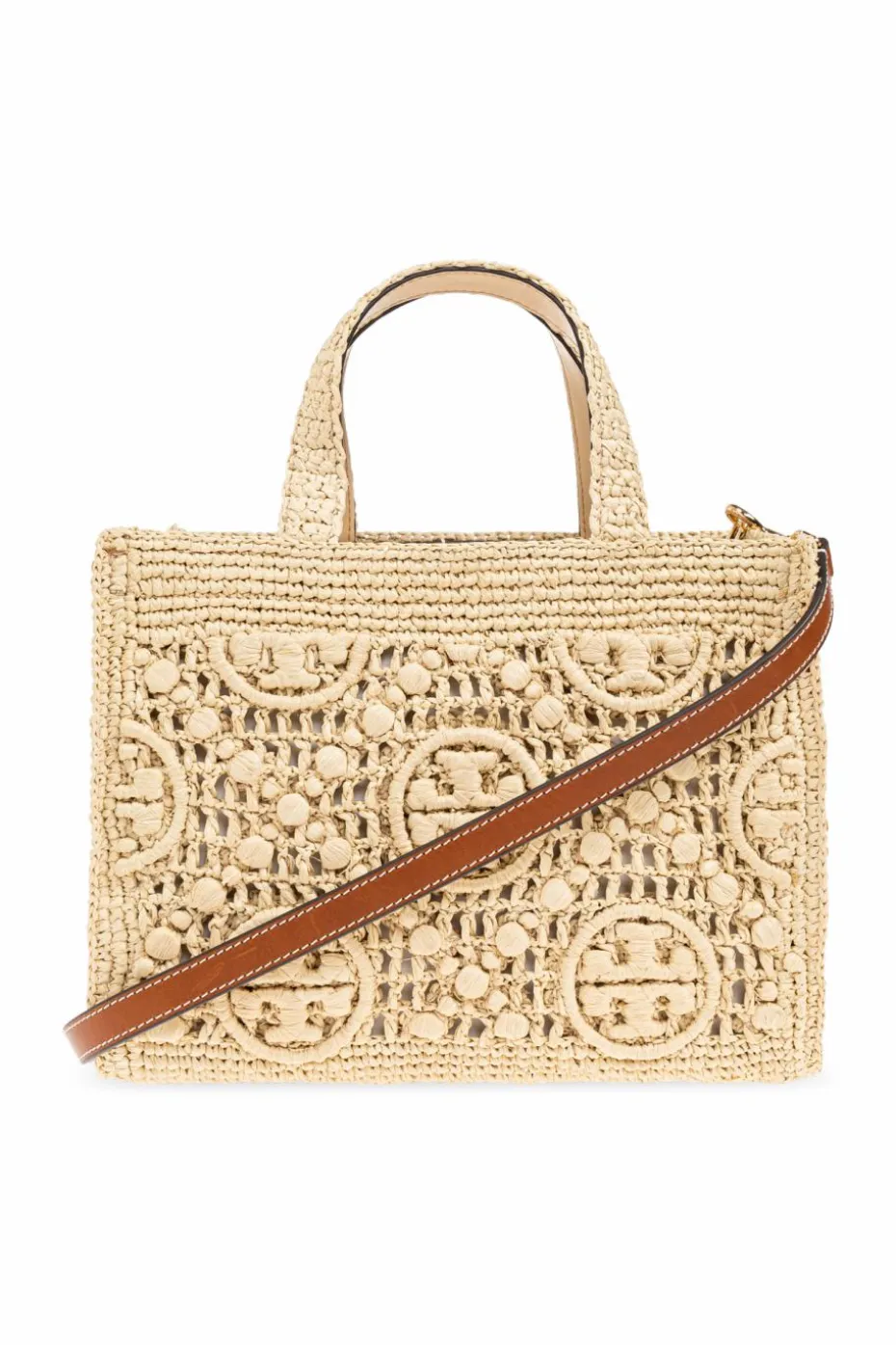 Tory Burch beige Shopper bag 'T Monogram'