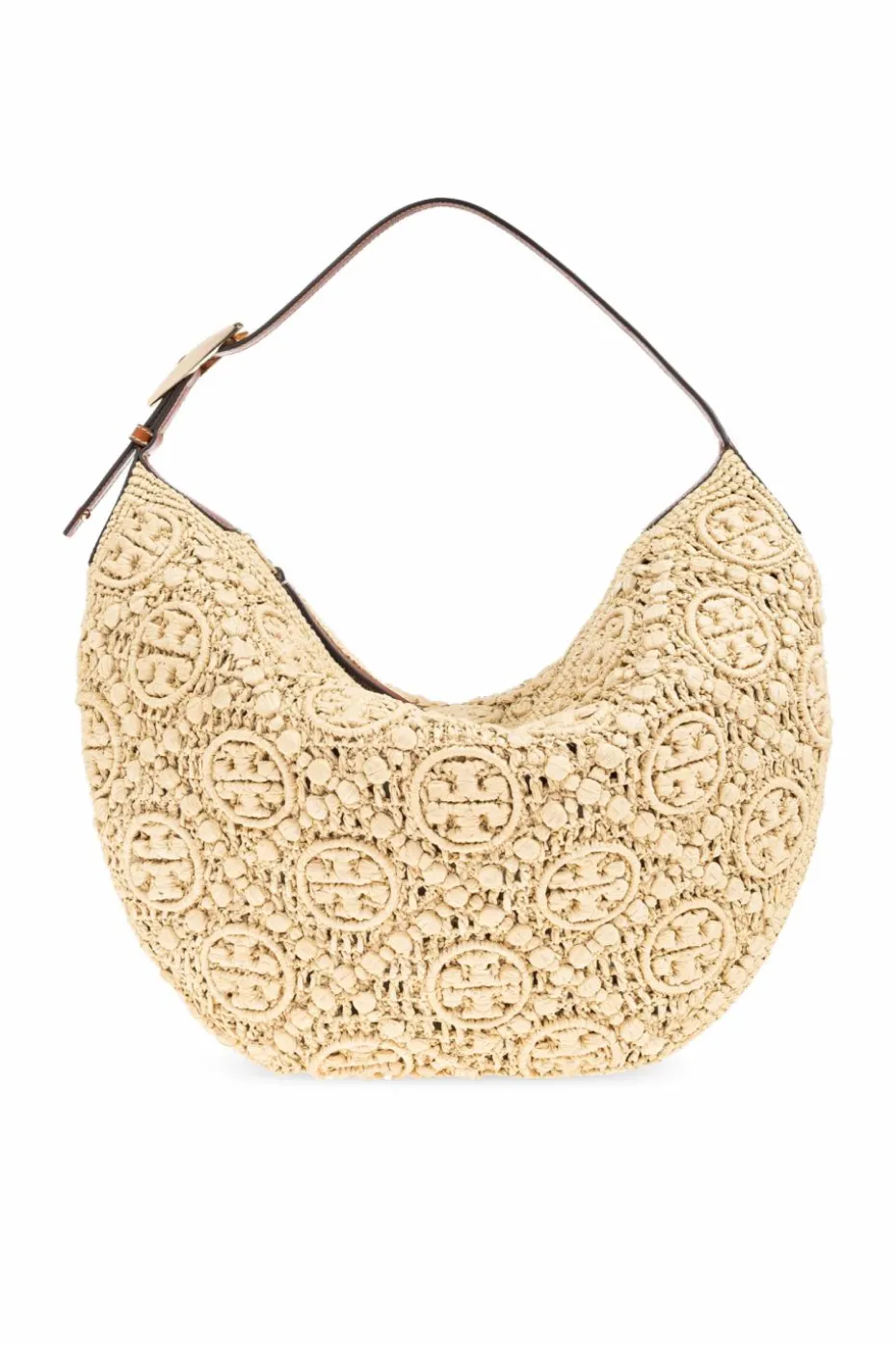 Tory Burch beige Shoulder bag `T Monogram`
