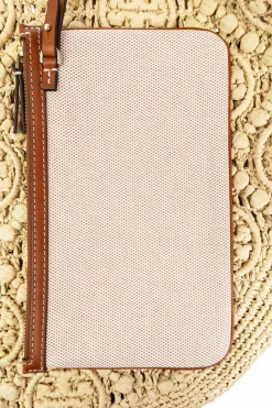 Tory Burch beige Shoulder bag `T Monogram`