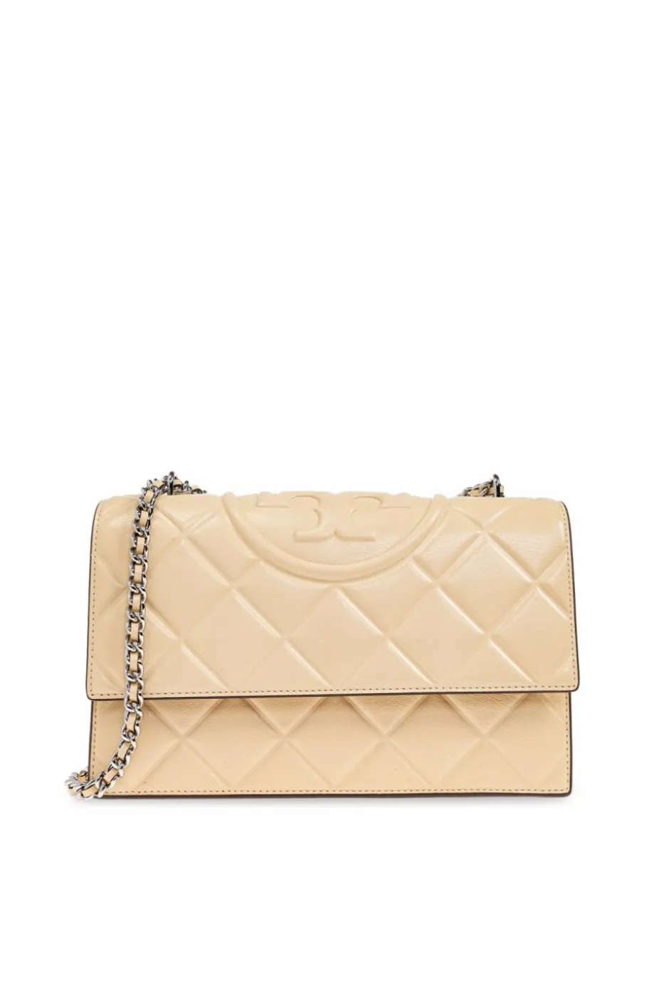 Tory Burch beige Shoulder bag `Fleming`