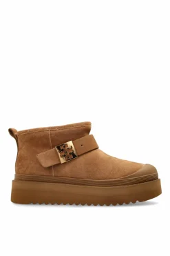 Tory Burch beige Snow boots with logo