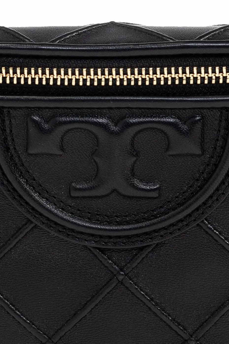 Tory Burch BLACK Belt Bag 'Fleming Soft'