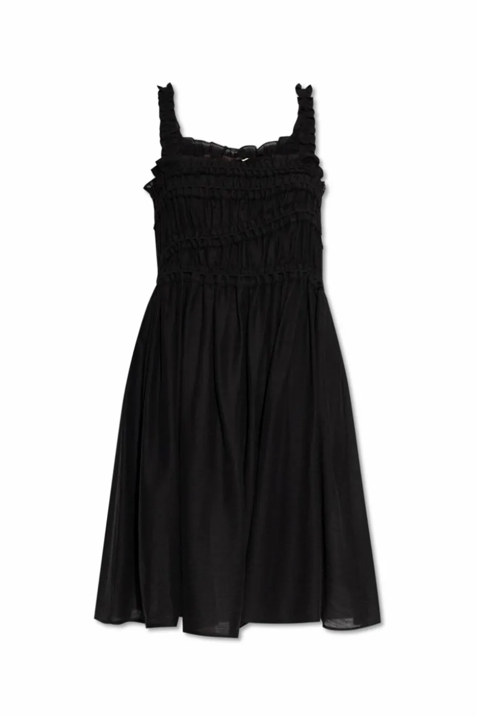 Tory Burch BLACK Draped strap dress