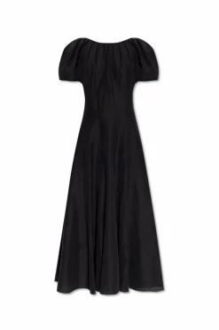 Tory Burch BLACK Dress with a round neckline