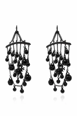 Tory Burch BLACK Earrings with pendants
