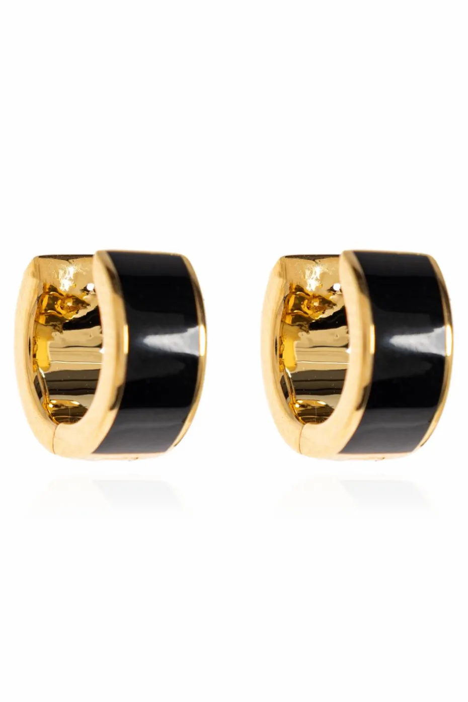Tory Burch BLACK Earrings with logo