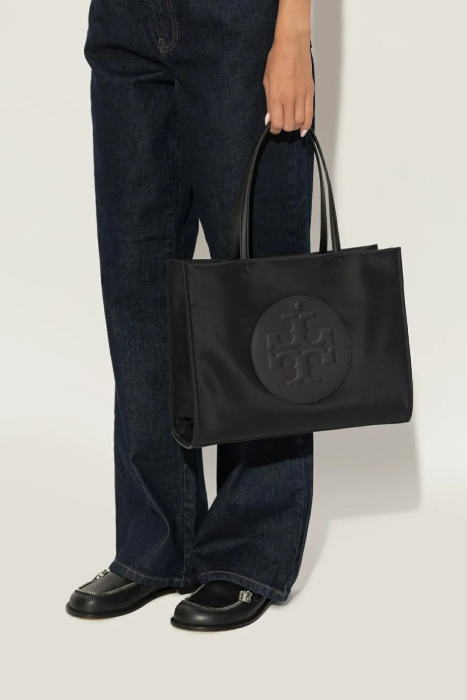Tory Burch BLACK "Ella Small" shopper bag
