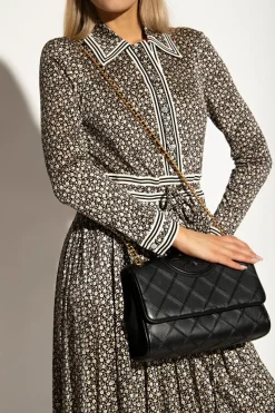 Tory Burch BLACK ‘Fleming’ shoulder bag