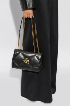 Tory Burch BLACK ‘Kira Diamond Small’ shoulder bag