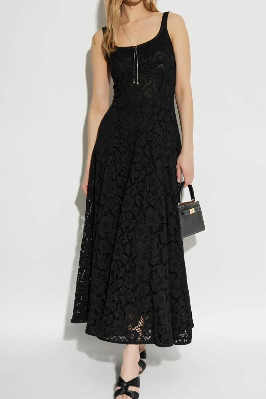 Tory Burch BLACK Lace dress with straps
