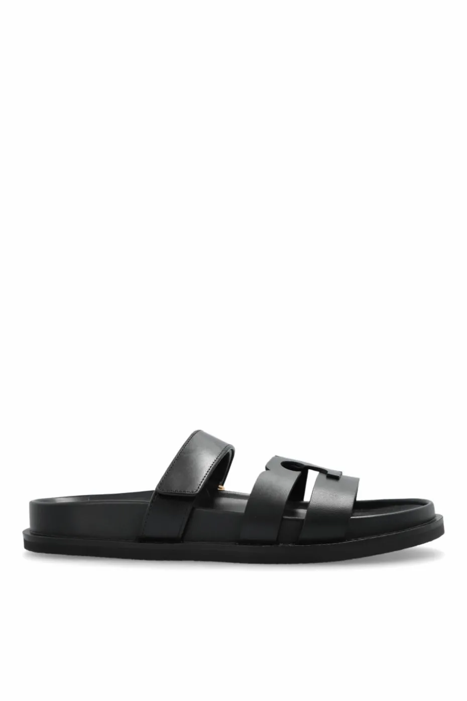 Tory Burch BLACK Leather slides Ines
