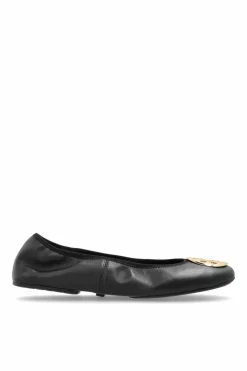 Tory Burch BLACK Leather ballet flats
