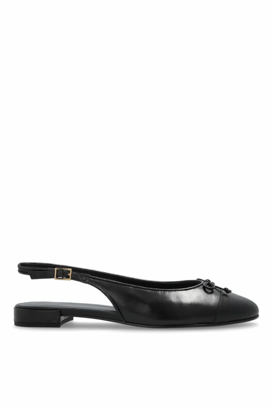 Tory Burch BLACK Leather ballet flats