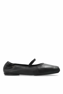 Tory Burch BLACK Leather ballet flats ‘Runway’