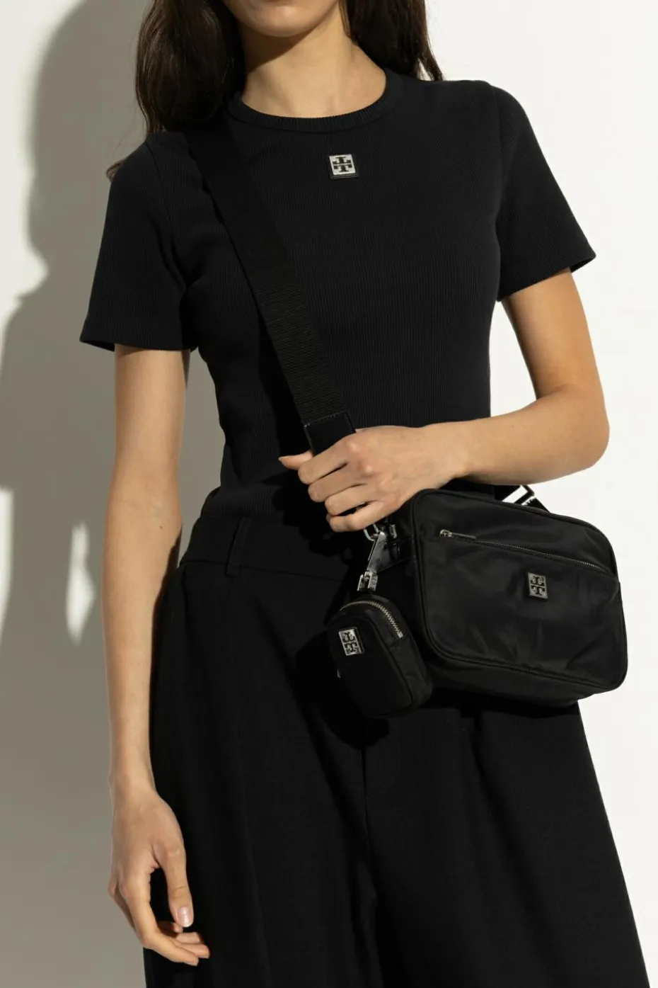 Tory Burch BLACK Shoulder bag with logo
