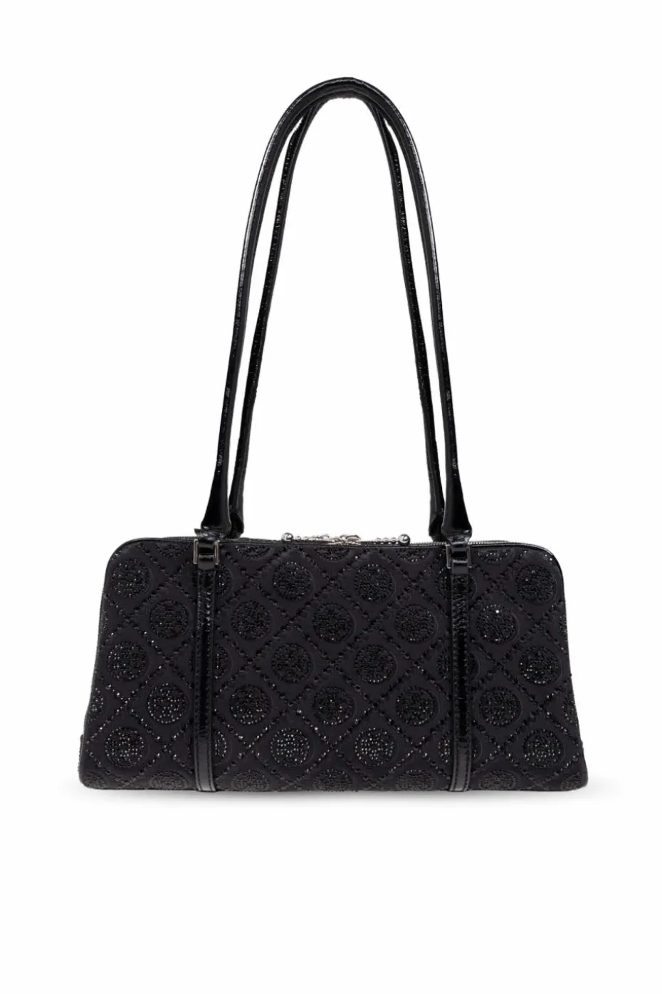 Tory Burch BLACK Shoulder bag T Monogram Small with shimmering crystals