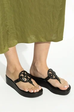 Tory Burch BLACK Slides `Miller`