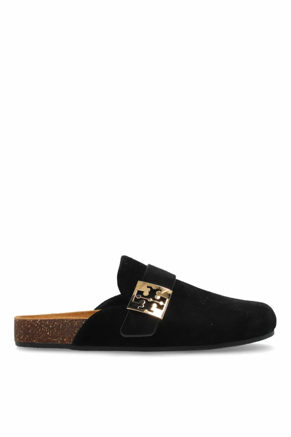 Tory Burch BLACK Suede slides Mellow