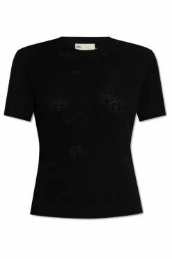 Tory Burch BLACK Top with perforation