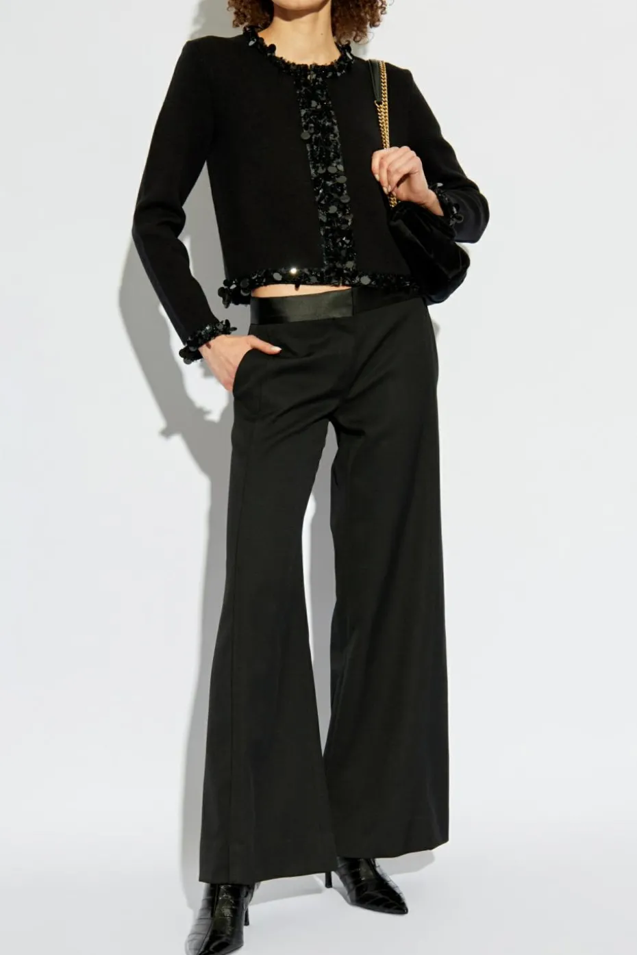 Tory Burch BLACK Wool Cardigan