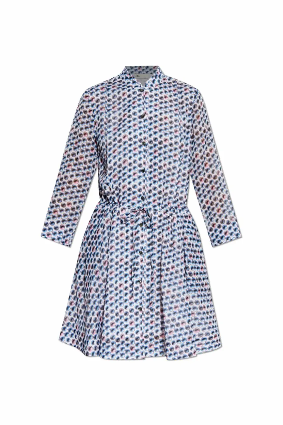 Tory Burch BLUE Dress with drawstring waist.