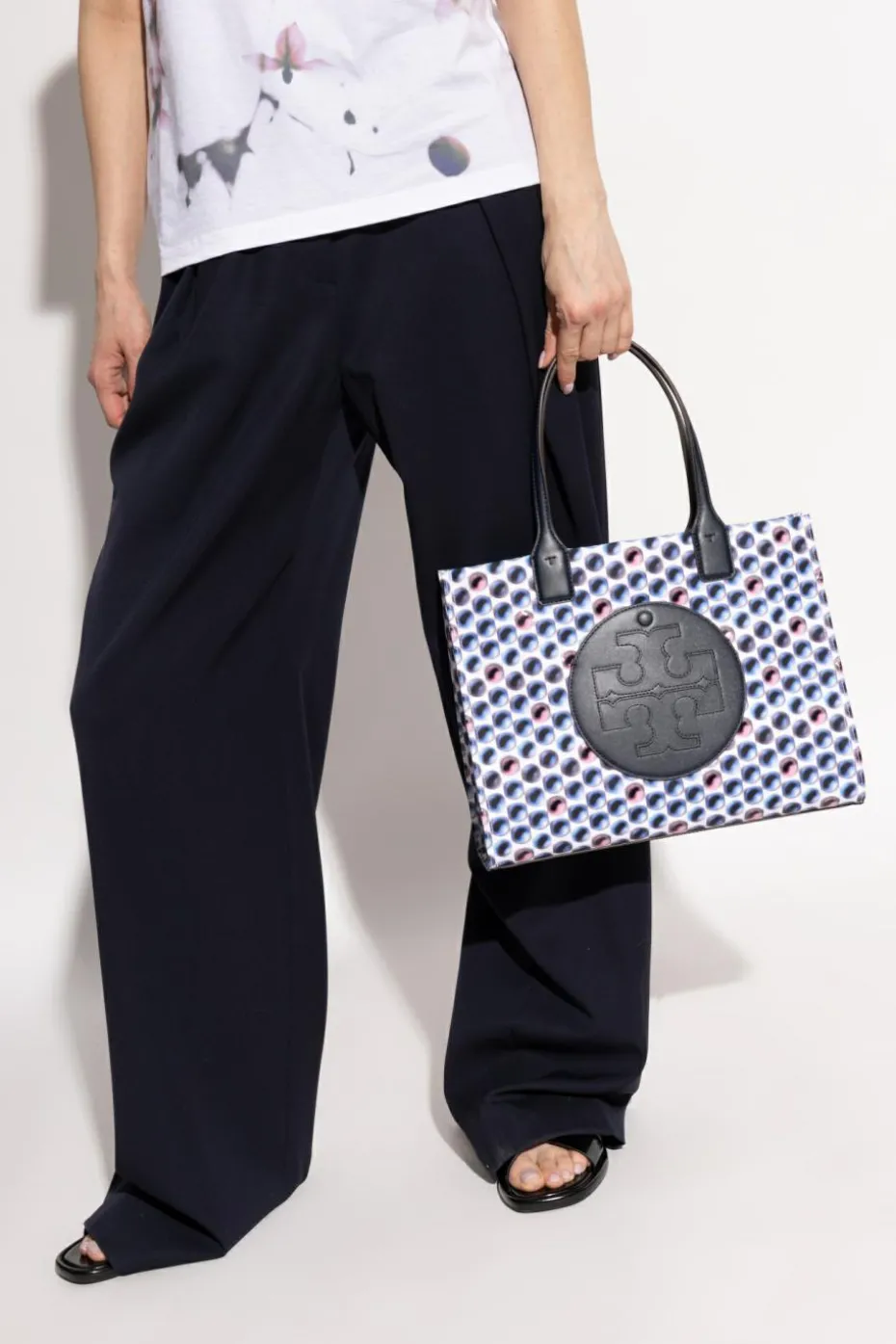 Tory Burch BLUE Ella Small shopper bag