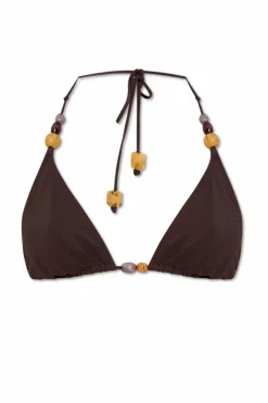 Tory Burch BROWN Bikini top