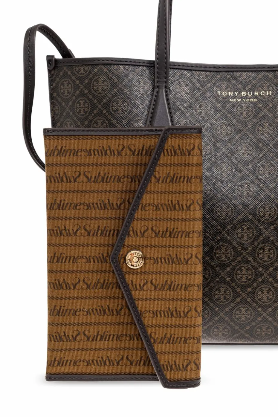 Tory Burch BROWN Handbag "Perry Small"