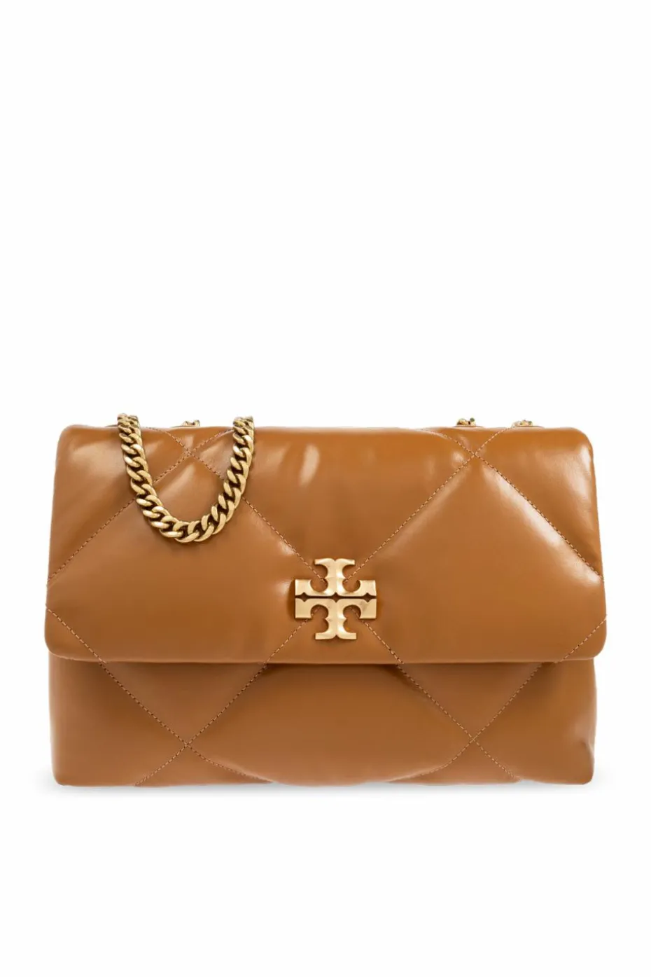Tory Burch BROWN Kira Diamond Shoulder Bag