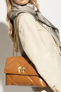 Tory Burch BROWN Kira Diamond Shoulder Bag