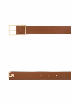 Tory Burch BROWN Leather belt