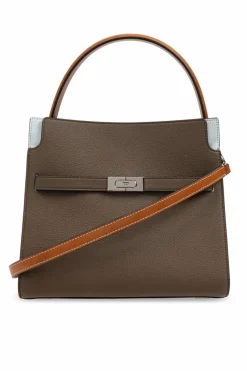 Tory Burch BROWN Shoulder Bag Lee Radziwill