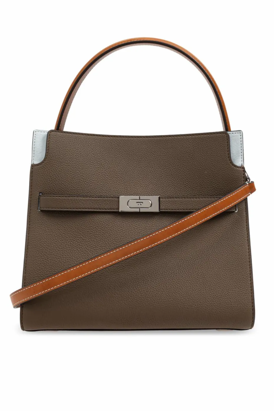 Tory Burch BROWN Shoulder Bag Lee Radziwill
