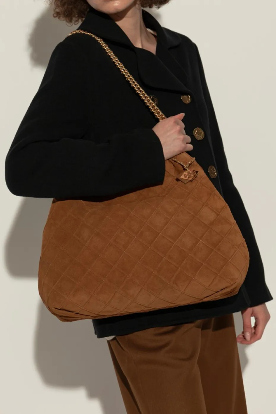 Tory Burch BROWN Shoulder bag Fleming Soft