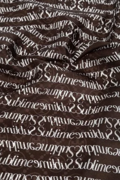 Tory Burch BROWN Silk scarf