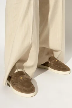 Tory Burch BROWN Suede loafers shoes