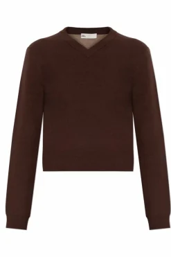 Tory Burch BROWN Wool sweater