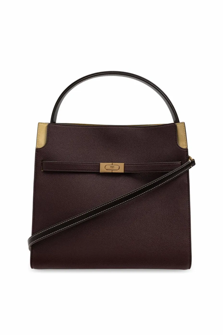 Tory Burch BURGUNDY Shoulder bag Lee Radziwill