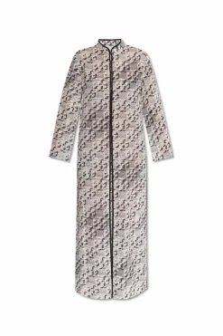 Tory Burch cream Dress with side slits