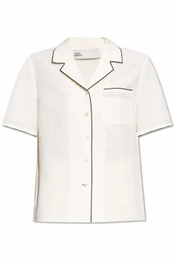 Tory Burch cream Short-sleeved shirt