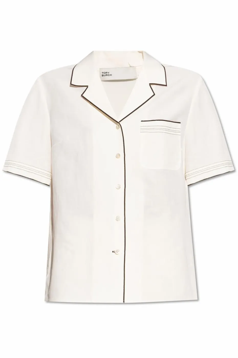 Tory Burch cream Short-sleeved shirt