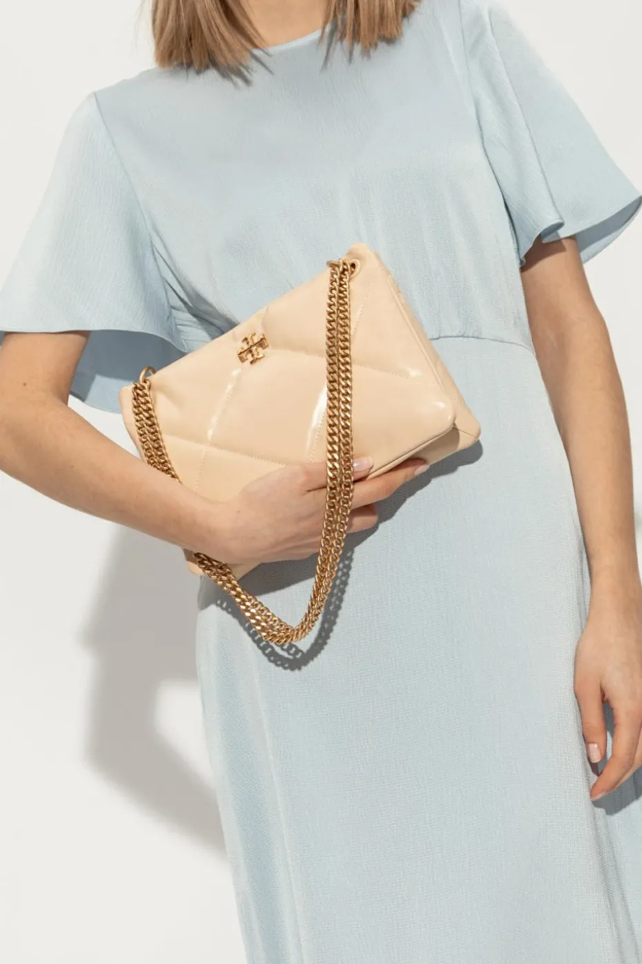 Tory Burch cream Shoulder bag Kira Diamond Small