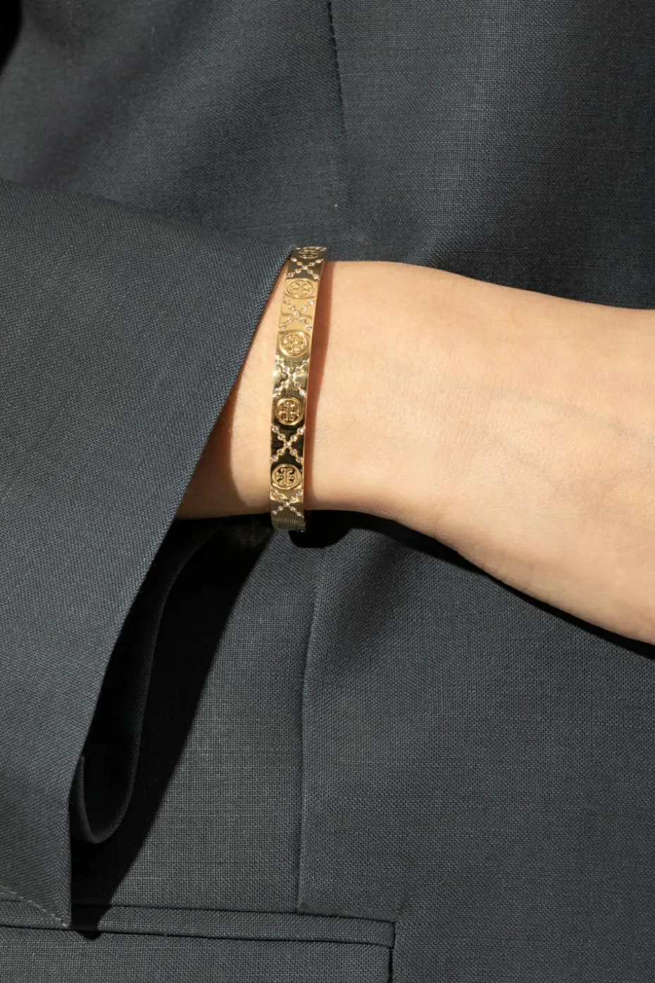 Tory Burch GOLD Bracelet T Monogram