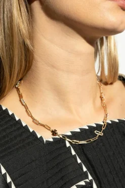 Tory Burch GOLD Brass necklace