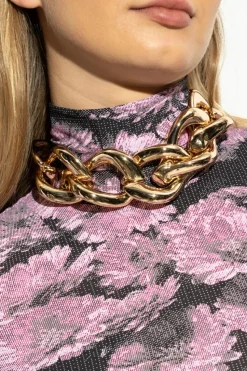 Tory Burch GOLD Brass necklace