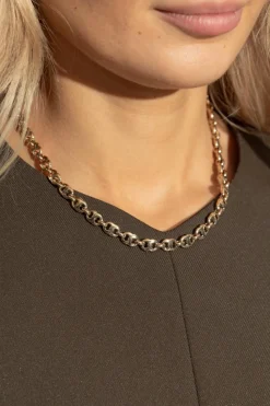 Tory Burch GOLD Brass necklace