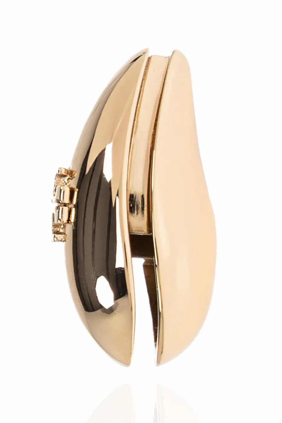 Tory Burch GOLD Earrings with embossed logo