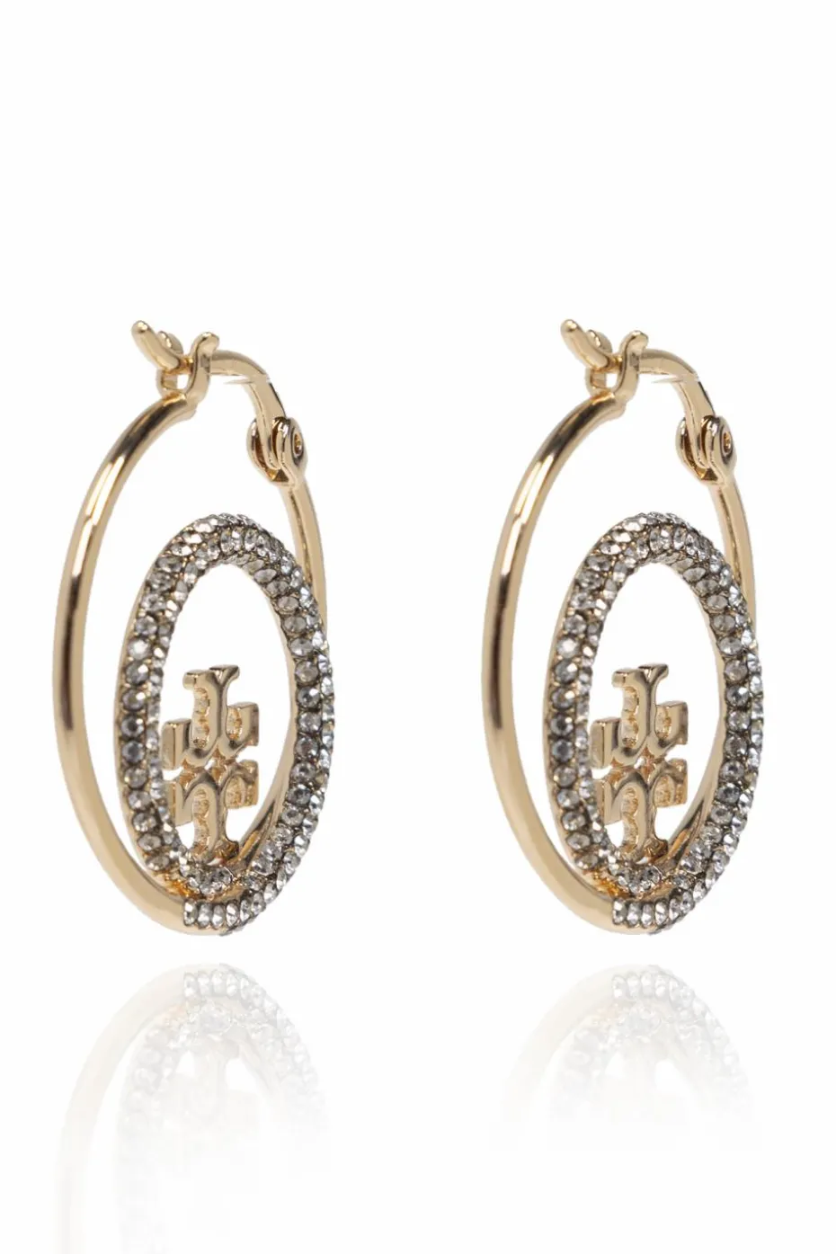 Tory Burch GOLD Logo earrings