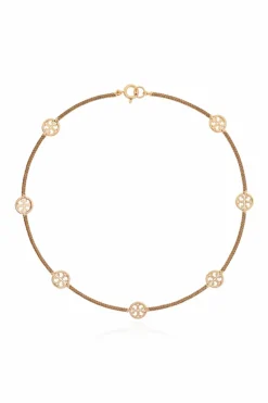 Tory Burch GOLD Logo Necklace