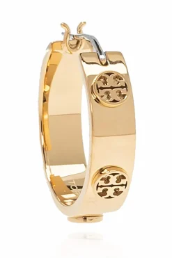 Tory Burch GOLD Logo-embossed earrings